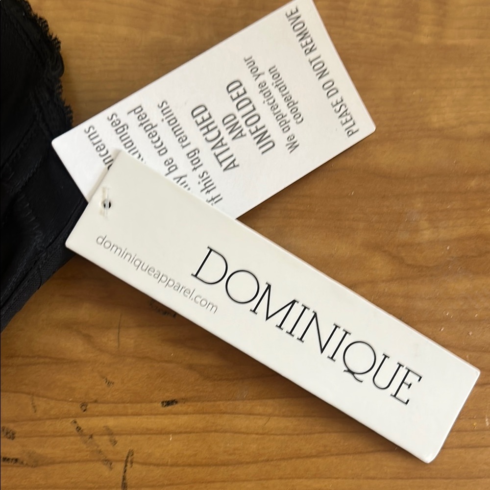 Dominique Black low-back Strapless Bra NWT - Picture 3 of 4